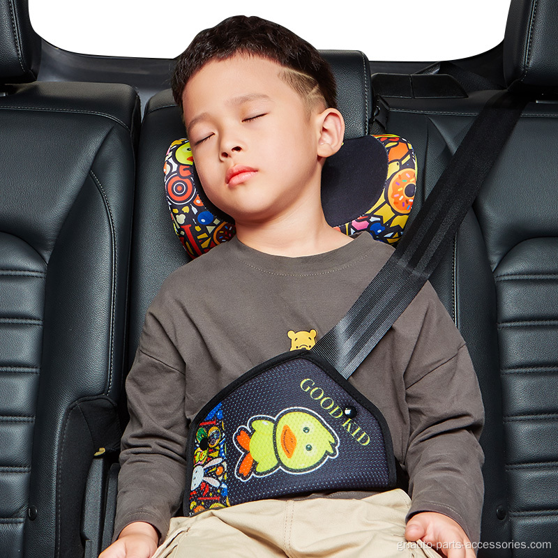 Cartoon ρυθμιζόμενο μαξιλάρι αυτοκινήτου για παιδιά μνήμης αφρού