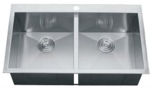 stainless steel Topmount handmade sink 3318A