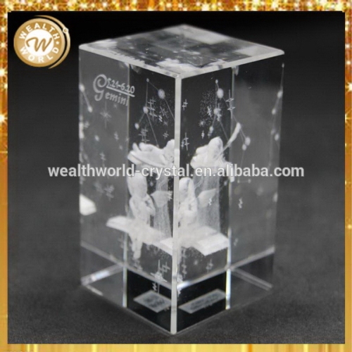 Designer unique laser glass crystal trophy