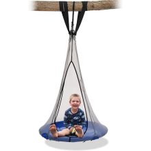 SkyBound 39 Inch Tree Swing Saucer Swing Blue