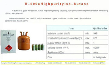 Refrigerant R600a