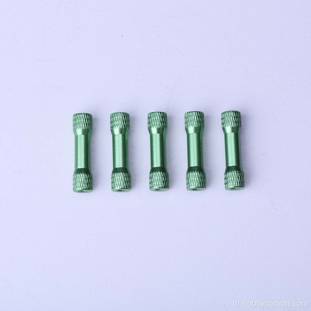 อลูมิเนียมที่มีสีสัน knurled Spacer M3 รอบ Spacer standoff