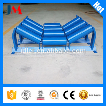 Heavy solid steel roller for belt conveyor