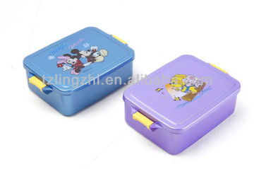 Colorful Cartoon Plastic Lunch Box