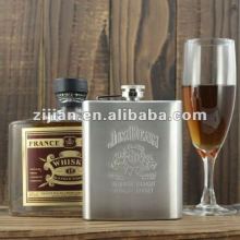 embossed wine flask