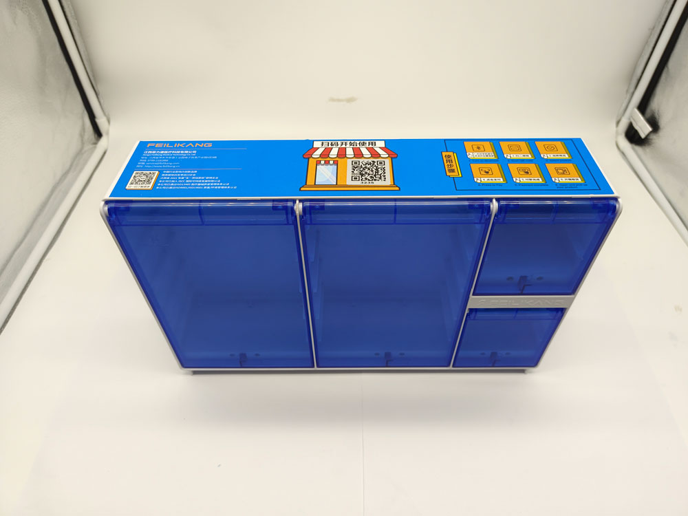 Hotel four-bay vending machine