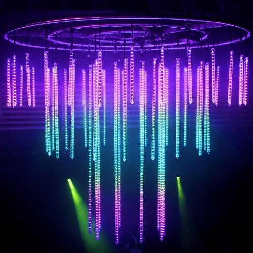 Music Sync Disco Round LED Meteor Tube Light