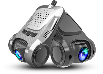 Beautiful screenless dual-lens driving recorder