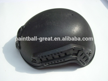Paintball Equipment Airsoft Tactical Hunting MICH 2001 Combat Helmet with Side Rail & NVG Mount FG