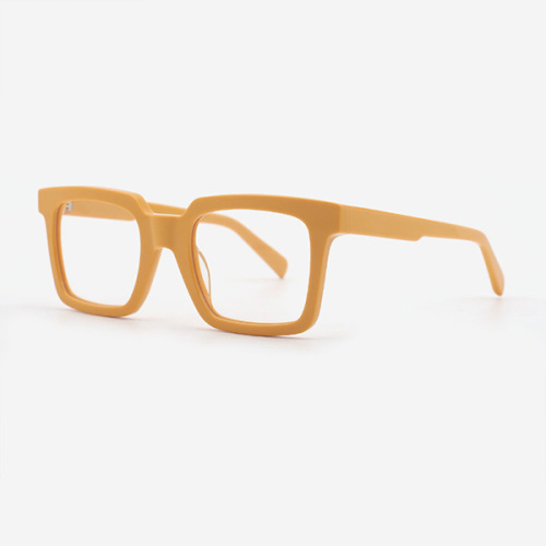 Square Full-rim Acetate Male's Optical Frames 23A3176