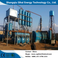 Engine oil refining to base oil distillation equipment