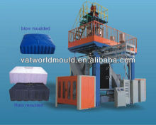 Blow molding machine for loft tank