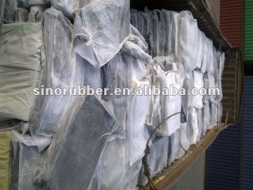 Odorless superfine reclaimed rubber for sole sheet