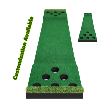 2-op-2 Pong Style Golf Putting Mat Spill Set