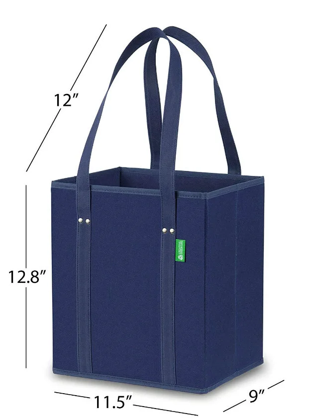 Custom Retail Shopping Bags Shopping Box Bag with Extra Long Handles and Reinforced Bottom