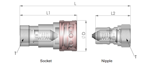 ZFJ2.3.6-4000 series quick coupling 