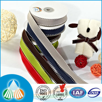 high quality polyester grosgrain ribbon belt