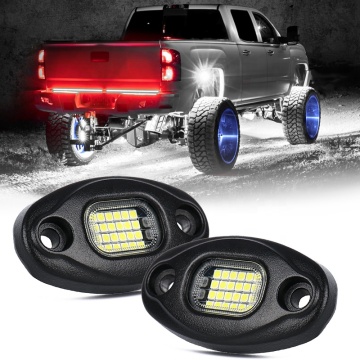 2800lm Car Underglow Pod Lights: 24 Pure White 36W Offroad Rock Lights