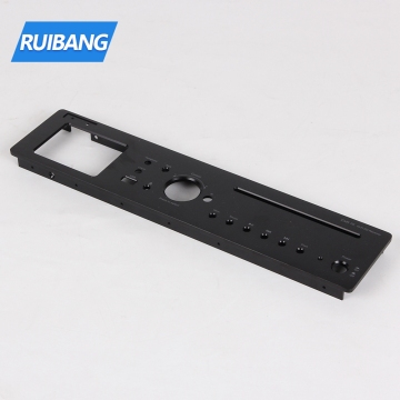 Electronic cnc machine aluminum face panel aluminium usb audio port front panel