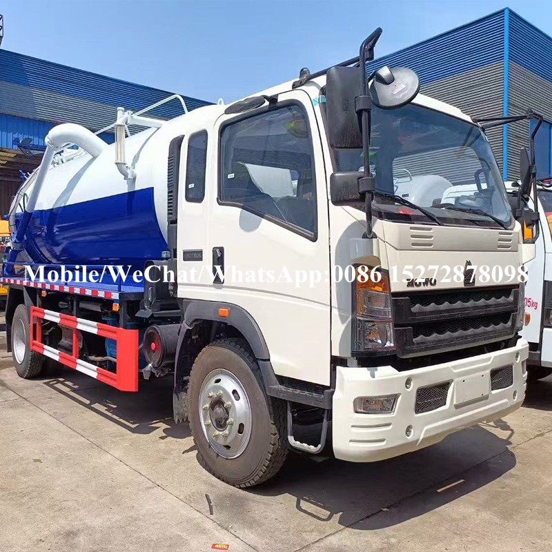 Camión de succión de aguas residuales de Howo (2) HOWO Sewage Suction Truck (2)
