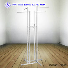 Four-arms Clothes Display Stand / Metal Display Shelf