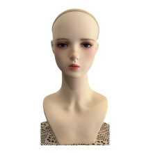 Anxin Women's Anime Mannequin with Cos Wig, Head Jewelry Display Model