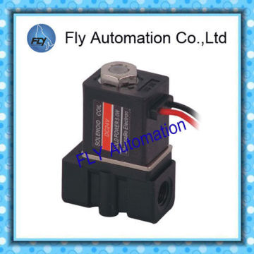 Dc 24v 2p025-06 2p-025-08 Plastic Miniature Pneumatic Solenoid Valves