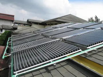 Non-pressurized solar collector for project