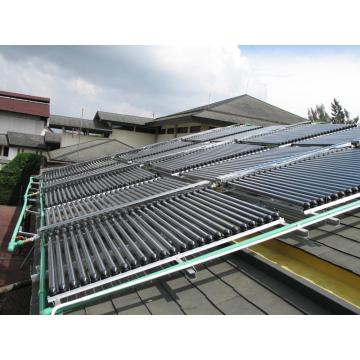 Non-pressurized solar collector for project