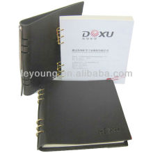Custom Size Ring binder daily leather planner agenda