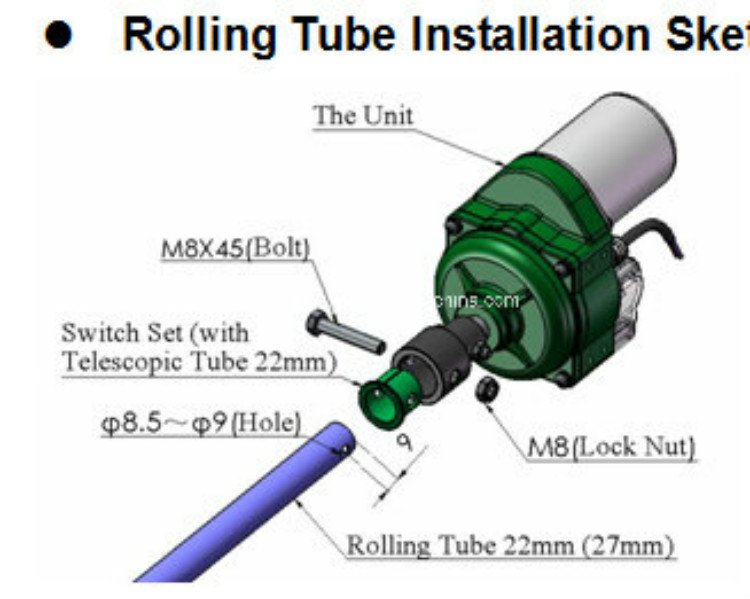 Rolling Tube Installation