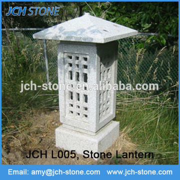 Custom nature marble stone antique candle lanterns