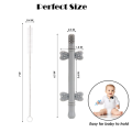 Hollow Teething Tubes with Safety Shield Silicone Teether