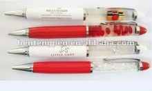 white and red liquid ink pen with different fillings P80062