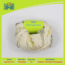 china woolen manufacturer direct wholesale pure wool speckle yarn