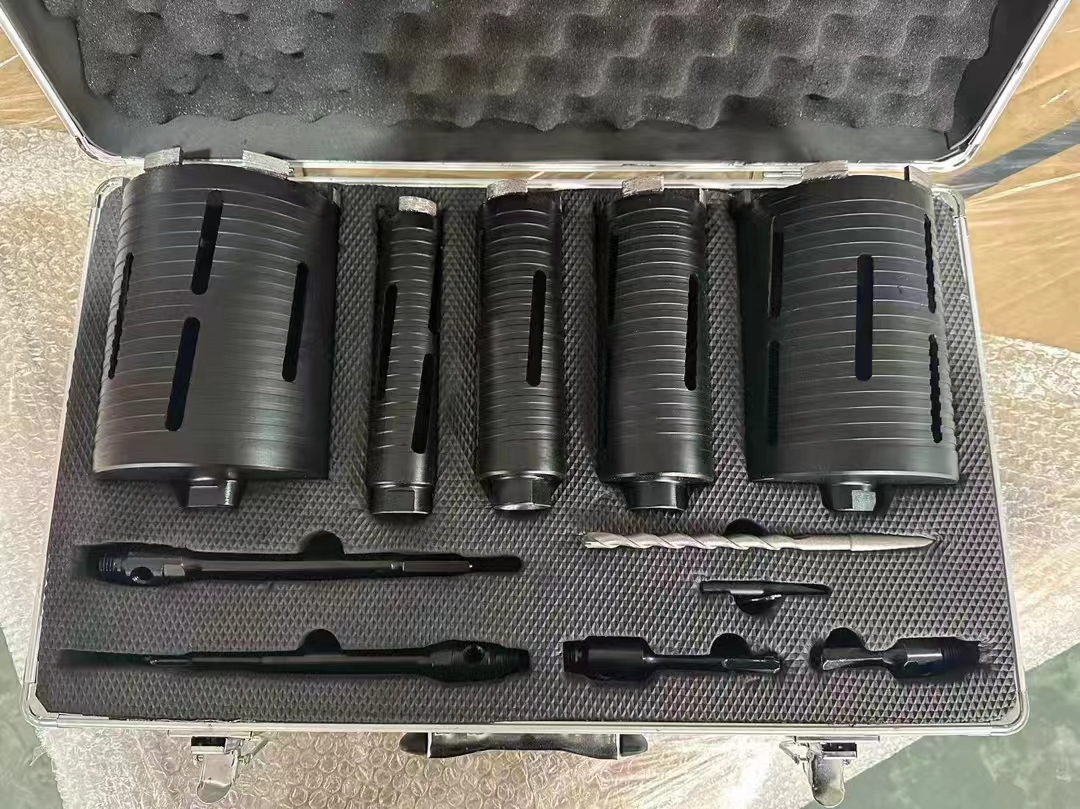 Egyedi száraz gyémánt magkészlet Customized Dry Diamond Core Bit Kit