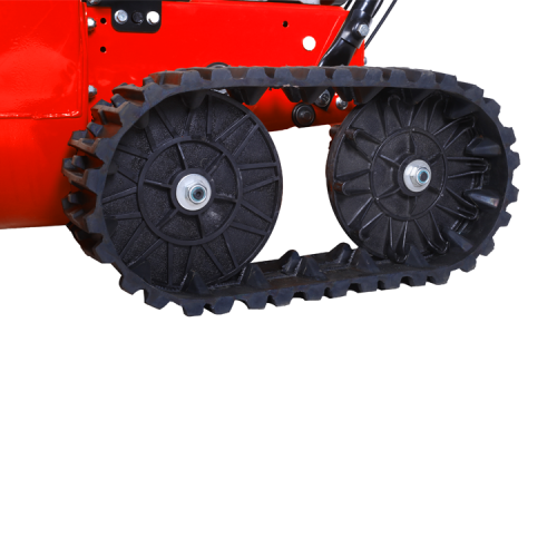 Гусеничный двухступенчатый снегоочиститель с бензиновым двигателем