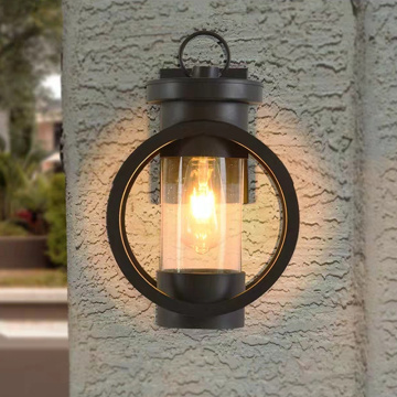 LEDER Black Outdoor Led Wall Lamp