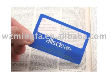 credit card magnifier