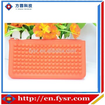 Wave point design clutch bag silicone bag