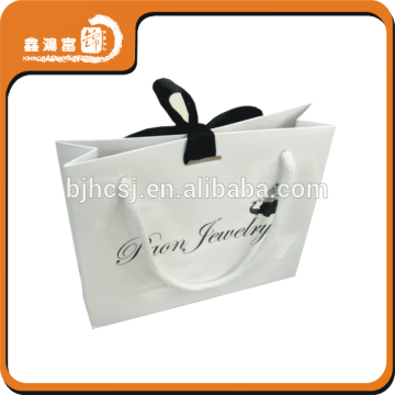 2016 new design printing custom small cute art gift paper bag