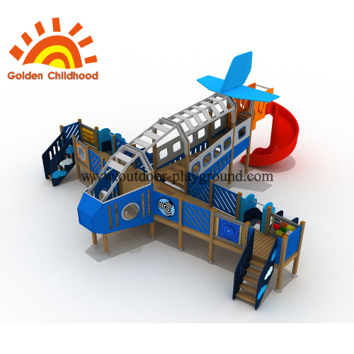 Plane Outdoor Playground Equipment For Children