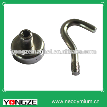 High quality Rare earth decorative magnetic wall hooks.