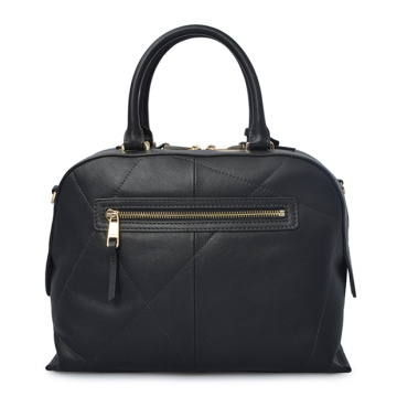 Cartella in pelle Borsa weekend Borsa grande per netbook nera