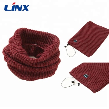 Knitted Neck Warmer Bluetooth scarf Headphones