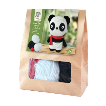 DIY Panda Crafts: Yarn Crocheting Kits for Kids & Teens