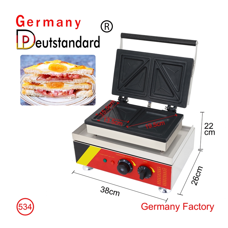 Commercial waffle maker machine sandwich making machine with CE high quality factory price