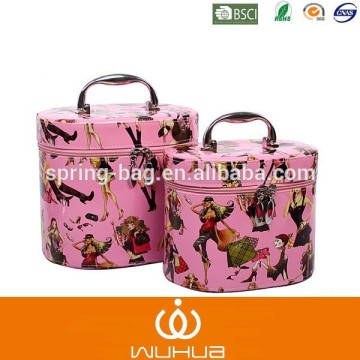 2015 pink cheap makeup vanity cases