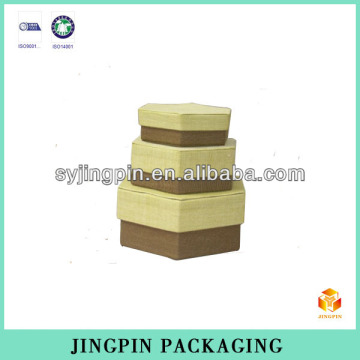 factory 4color printing a set of 3 boxes with 2.0mm paperboard