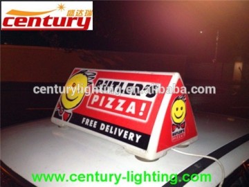 3 sided illuminated advertising carrier